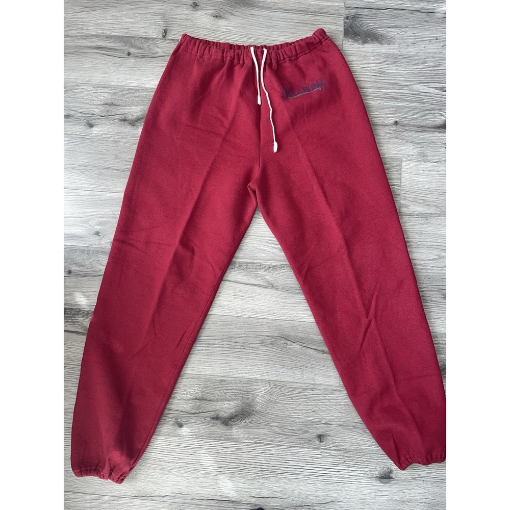 Vintage 90s Russell Athletic Men's Size‎ XL With Oklahoma Red Drawstring